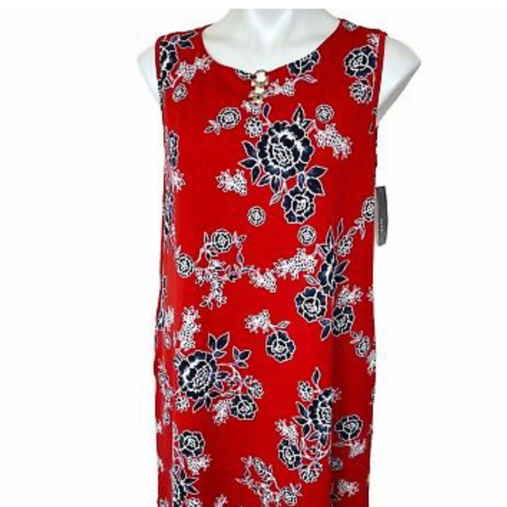 ALYX MULTI FLORAL A-LINE DRESS